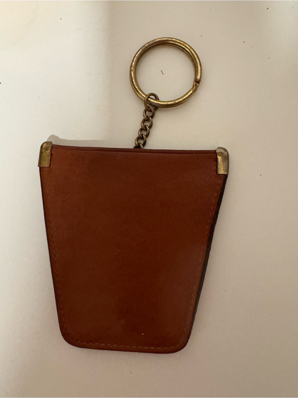 Leather Keychain Card Holder